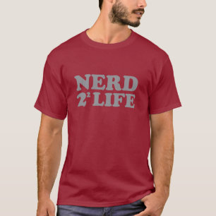 Nerd för humorMath för 4 liv rolig skjorta för Tee Shirt