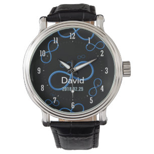 Nerd för Personalizable oändlighet Armbandsur