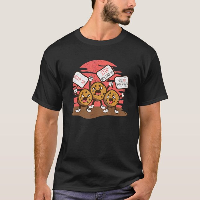 Nerd & Geek I accepterar cookies på internetdatorn T Shirt (Framsida)