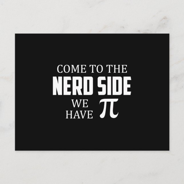 Nerd Geek Math Science Computer Funny Gift Idea Vykort (Framsida)