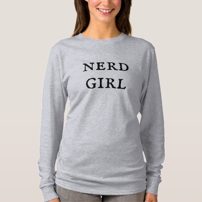 Nerd Girl Women's T-Shirt (Framsida)