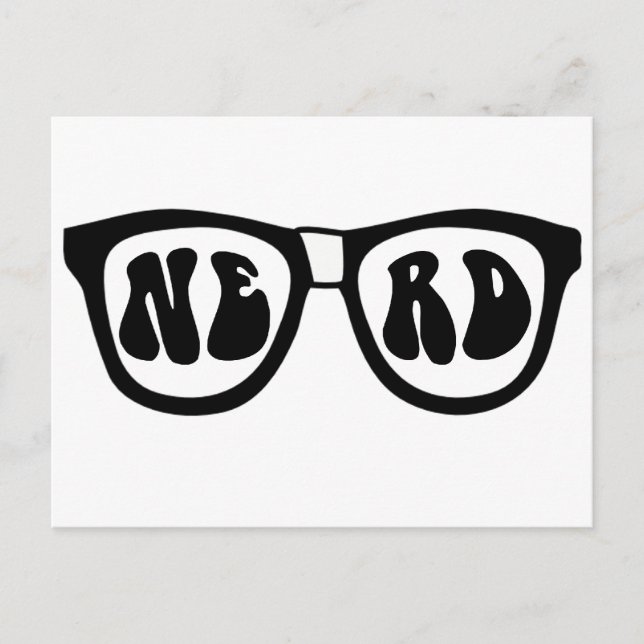 Nerd Glass Vykort (Framsida)