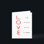 Nerd Humor | Math and Science Geek Kärlek Graph Helgkort<br><div class="desc">Nerds behöver också kärlek! En coola, geeky (mestadels korrekt) matteekvation humor-designad perfekt för alla vetenskapsgeek. Modern handskriven citattypgrafi med penselskript som innehåller ett handskript med avslappnad är ett underbart sätt att få en sausig roligt som är perfekt för en nervös tonåring, spelare eller vuxen. För andra färg eller matchande produkter,...</div>
