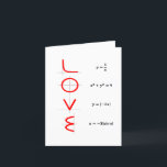 Nerd Humor | Math and Science Geek Kärlek Graph Helgkort<br><div class="desc">Nerds behöver också kärlek! En coola, geeky (mestadels korrekt) matteekvation humor-designad perfekt för alla vetenskapsgeek. Modern handskriven citattypgrafi med penselskript som innehåller ett handskript med avslappnad är ett underbart sätt att få en sausig roligt som är perfekt för en nervös tonåring, spelare eller vuxen. För andra färg eller matchande produkter,...</div>