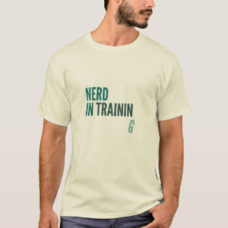 Nerd i utbildning tee shirt