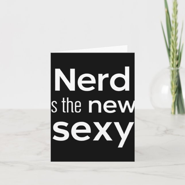 Nerd Is The New Y Gamers Software Engineers Origin Kort (Framsida)