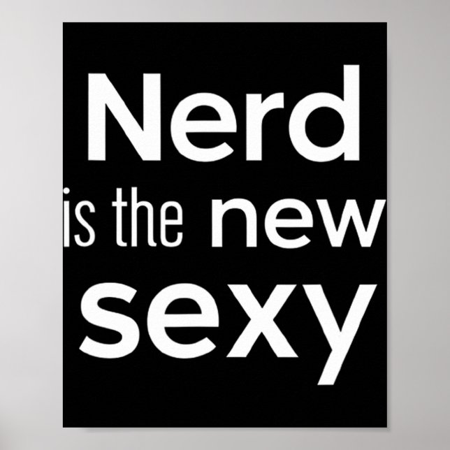 Nerd Is The New Y Gamers Software Engineers Origin Poster (Framsidan)