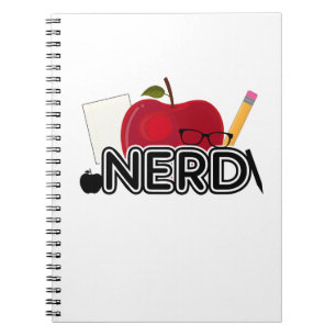 Nerd - Logotyp Anteckningsbok