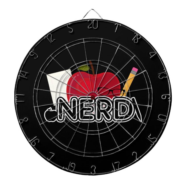 Nerd - Logotyp Darttavla (Framsidan)