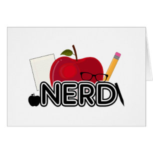 Nerd - Logotyp Hälsningskort