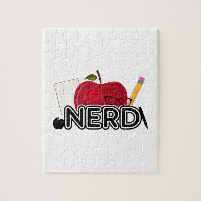 Nerd - Logotyp Pussel (Vertikal)