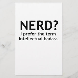 Nerd? Lustigt, geekisk design