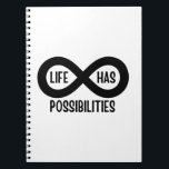 Nerd Mathematics Life har möjligheter Anteckningsbok<br><div class="desc">Nerd Mathematics Life har möjligheter</div>