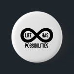 Nerd Mathematics Life har möjligheter Knapp<br><div class="desc">Nerd Mathematics Life har möjligheter</div>