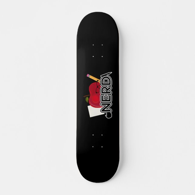 Nerd Mini Skateboard Bräda 18,5 Cm (Framsida)