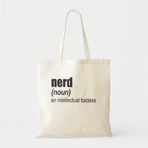 NERD (Noun) - ett intellektuellt värde Tygkasse