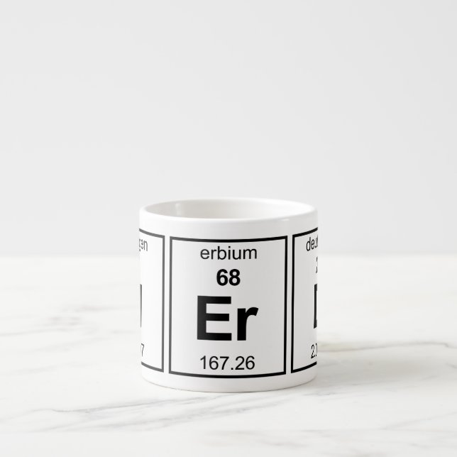 NErD Periodic Bord Espressomugg (Framsidan)