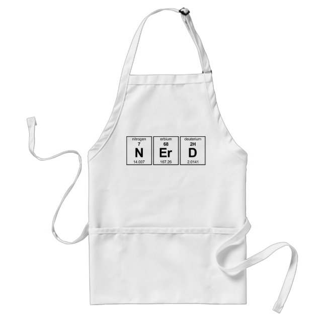 NErD Periodic Bord Förkläde (Framsidan)