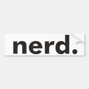 Nerd-produkter & designer! bildekal