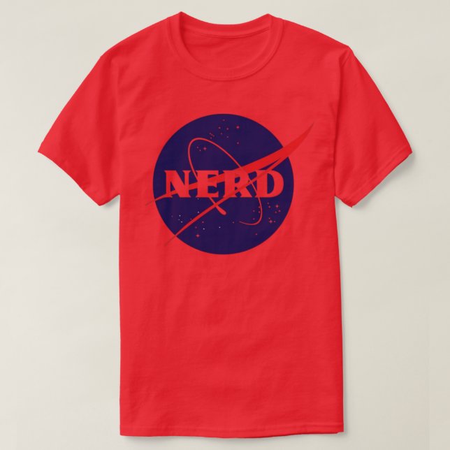 Nerd-simulering T Shirt (Design framsida)
