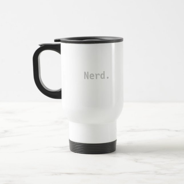 Nerd Travel Coffe Mug Kopp (Vänster)