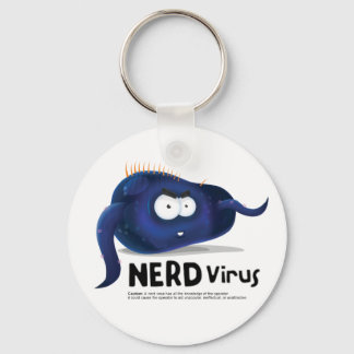 Nerd Virus Nyckelring