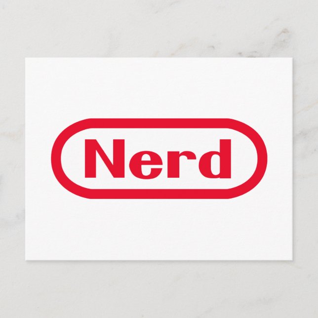 Nerd Vykort (Framsida)