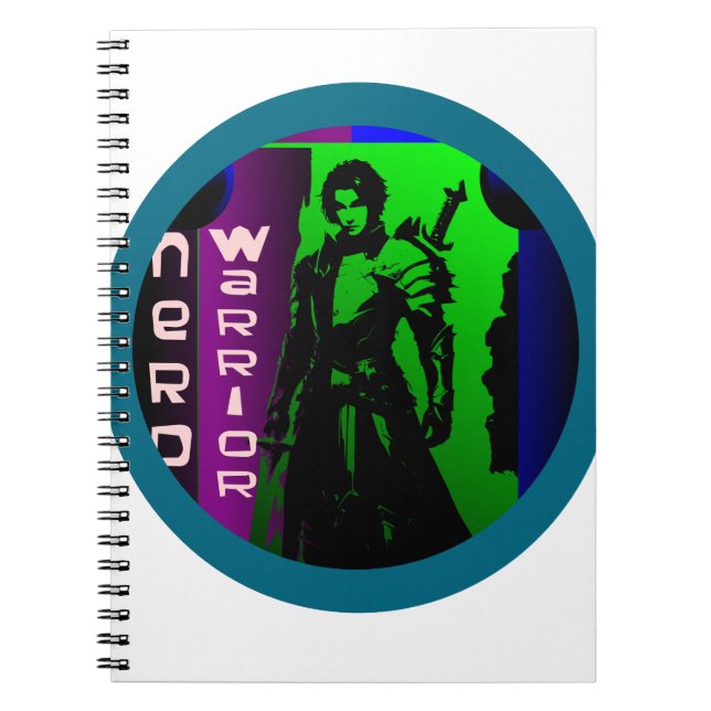 Nerd Warrior Anteckningsbok (Framsidan)
