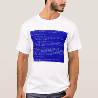 Nerd Windows Blue Skärm of Death Error (EN) T Shirt