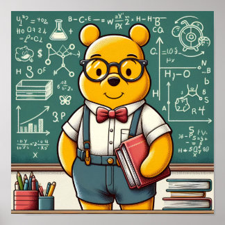 Nerd Winnie, Pooh 1 Poster