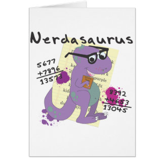 Nerdasaurs Hälsningskort
