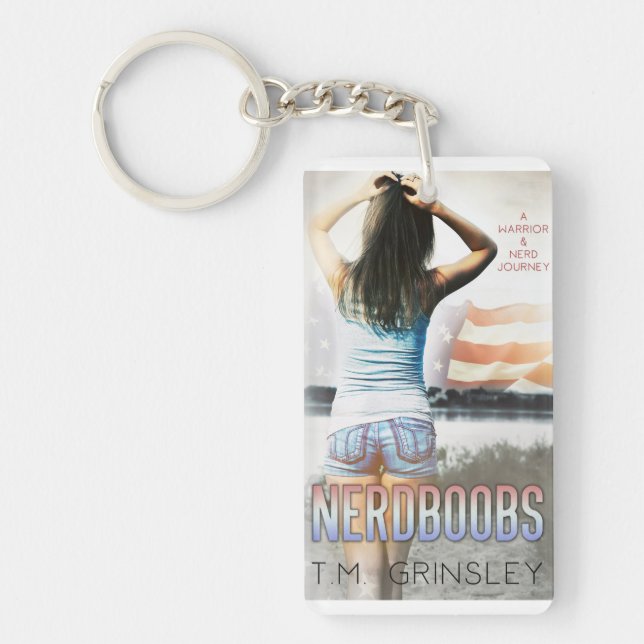 Nerdboobs Keychain Nyckelring (Framsidan)
