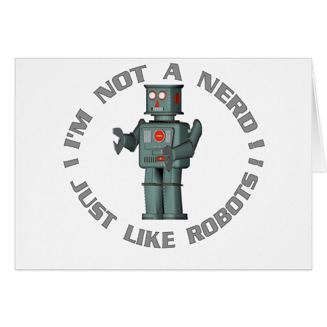 NerdBot Hälsningskort (Framsidan Horizontal)