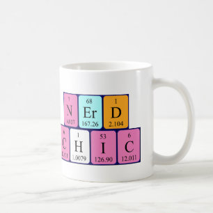 NerdChic-periodisk bord-fras mugg