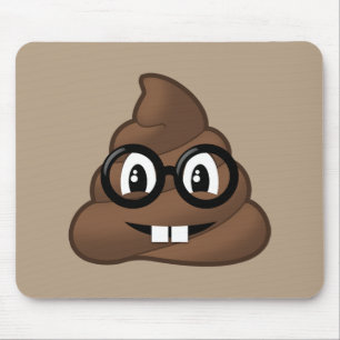 NerdexponeringsglasPoop Emoji Musmatta