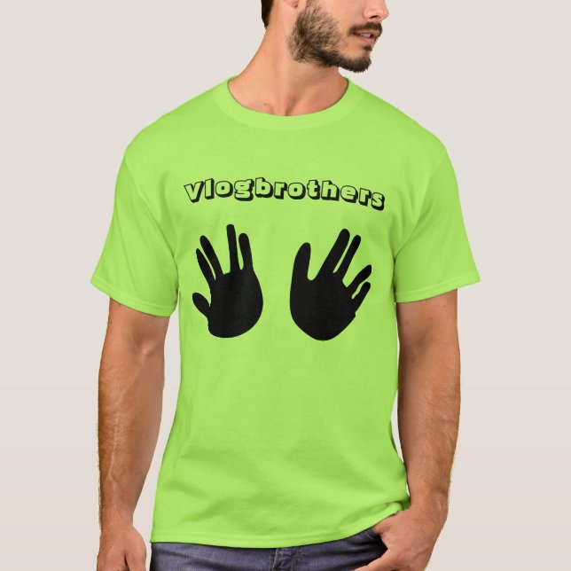 Nerdfighter händer tee shirt (Framsida)