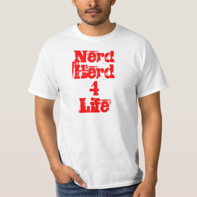 Nerdflock Tee Shirt (Framsida)