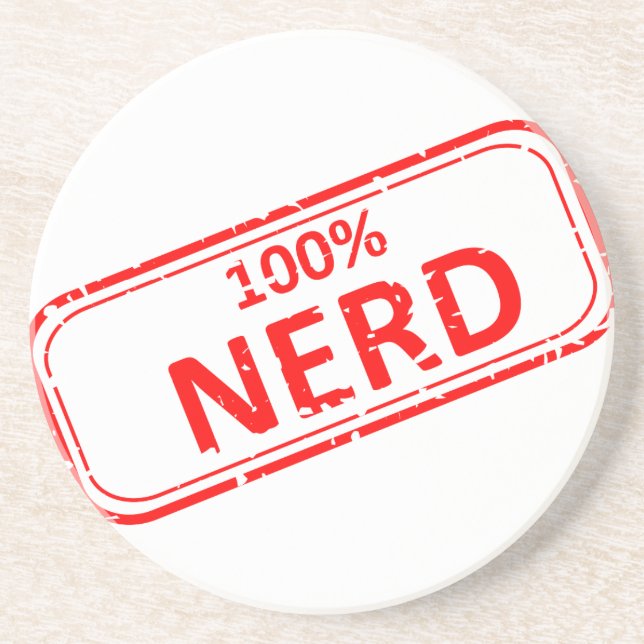 NerdGummi-frimärke 100% Underlägg (Framsidan)