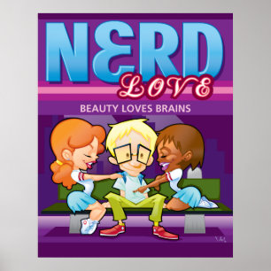Nerdkärlek Poster