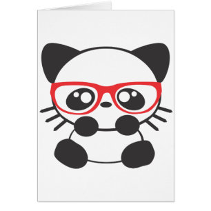 Nerdkatt Hälsningskort
