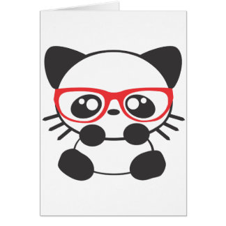 Nerdkatt Hälsningskort