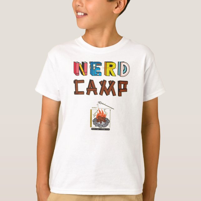 Nerdlägerunge T-tröja Tee Shirt (Framsida)