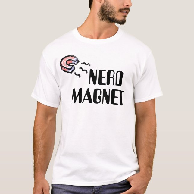 nerdmagnet t shirt (Framsida)