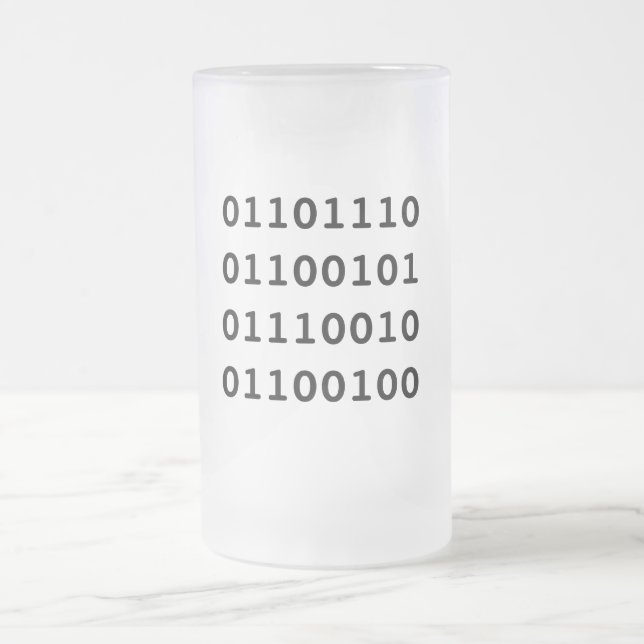 nerdmugg frostat ölglas (Center)