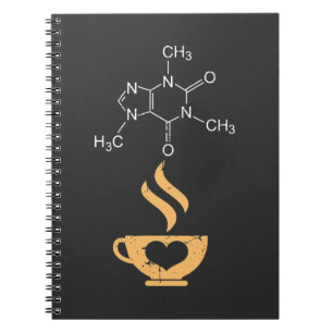 Nerds för vetenskap för älskare för kaffe för anteckningsbok