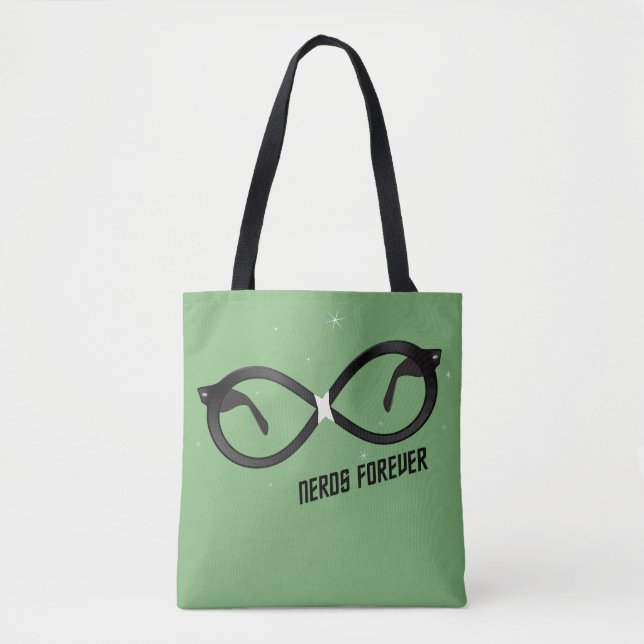 Nerds Forever Tote Bag Tygkasse (Framsida)