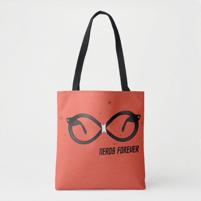 Nerds Forever Tote Bag Tygkasse (Framsida)