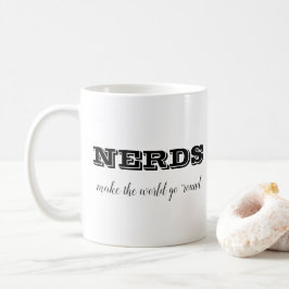 NERDS gör att världen går "runt" Kaffemugg