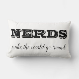 NERDS gör att världen går "runt" Lumbarkudde