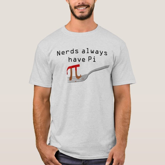 Nerds har alltid Pi Tröja (Framsida)